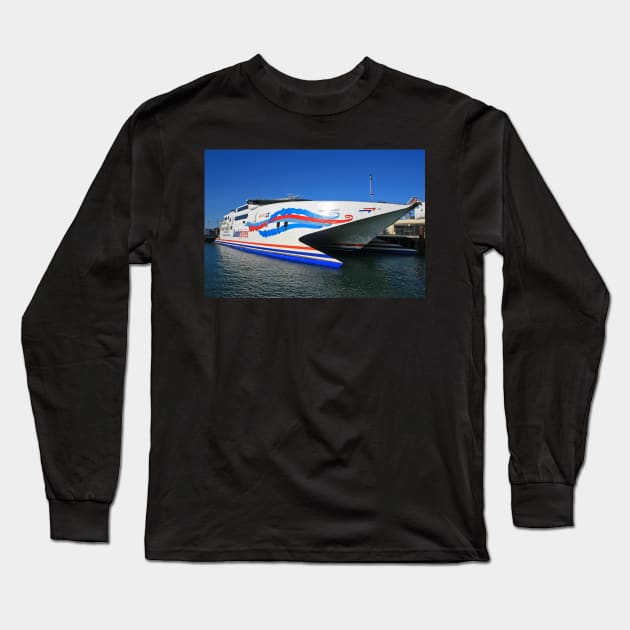 High Speed Cat Long Sleeve T-Shirt by RedHillDigital